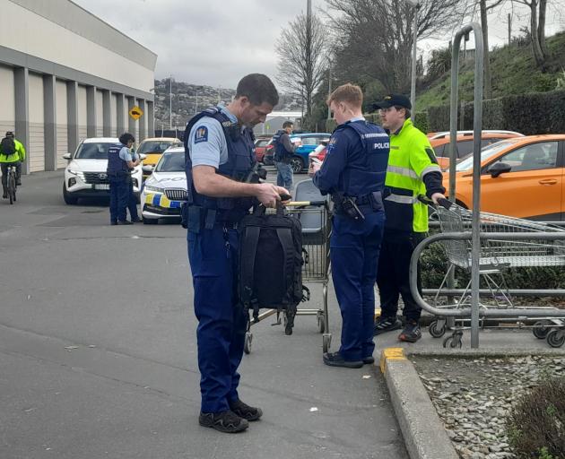 Police were called to the scene about 3.25pm. PHOTO: TIM SCOTT