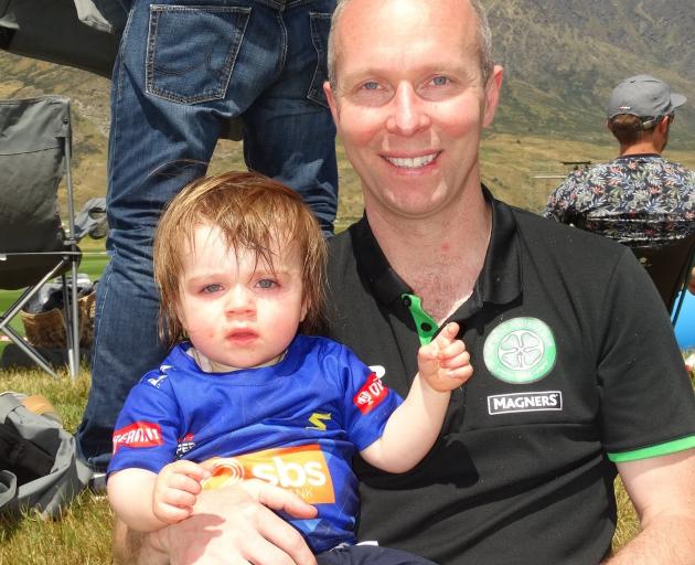 Craig and Frankie Lyne (14 months) Ferguson, of Dunedin.