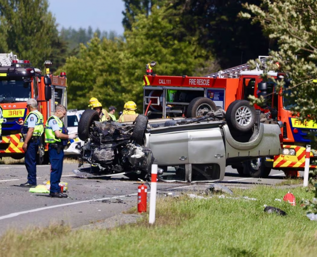 Two people died and several were injured in the crash on Main North Rd/State Highway 1, near...