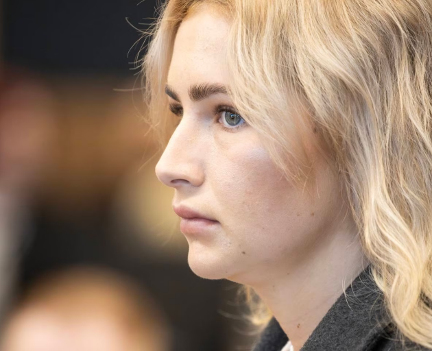 Sophie Brown in court. Photo: George Heard