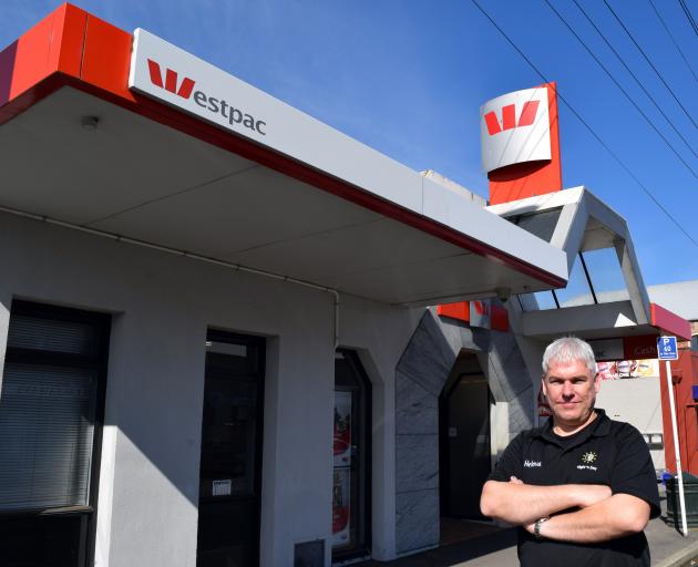 Greater Green Island Business Association chairman Antony Duthie is disappointed the Westpac...