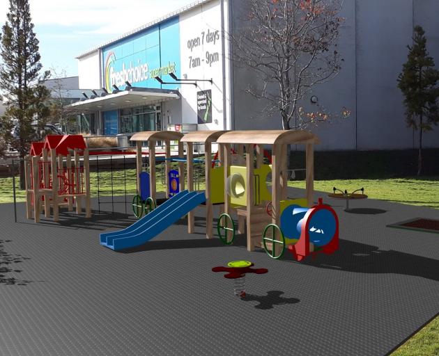 An artist’s impression of the proposed Green Island children’s playground. IMAGE: SUPPLIED

