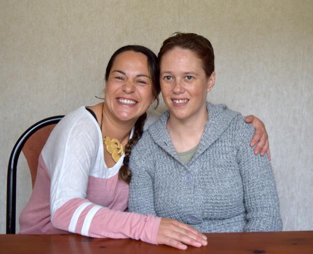 Ranui Wharepapa (left) with best friend Keri-Lee Turner-Sooalo, who is battling a chronic...