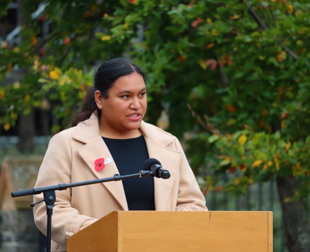 University of Otago Pacific Island students’ president Telekalafi Likiliki speaks during the...