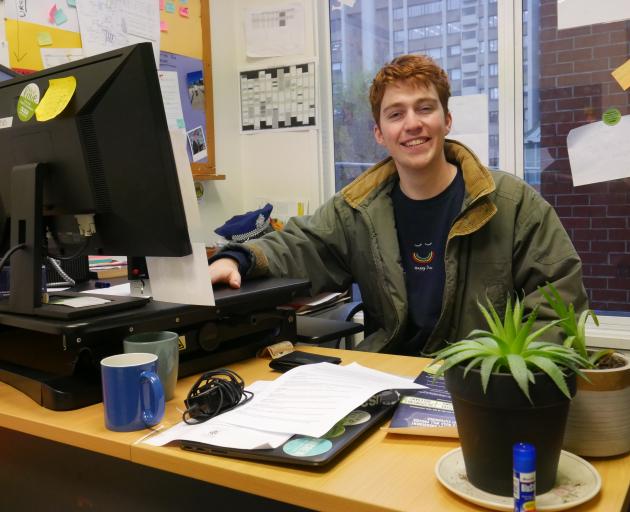 Otago University Students’ Association president James Heath.PHOTO: JESSICA WILSON








