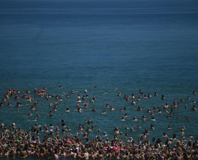 Irish Women Bare All In Record Breaking Skinny Dip Otago Daily Times 