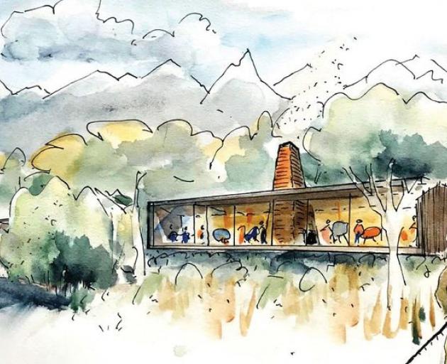 Concept designs for the accommodation complex at Fiordland National Park. Photo: Supplied/Path...