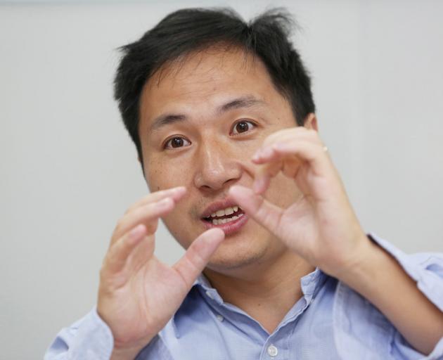 Scientist He Jiankui created the first genetically edited babies. Photo: Reuters