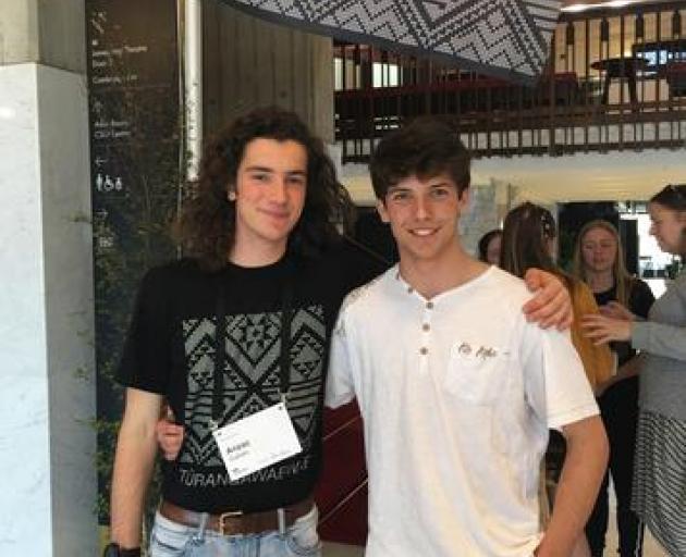 Cashmere High school's ex-head boy and Anzac Gallate year 12 Tama Cunningham played roles in the...