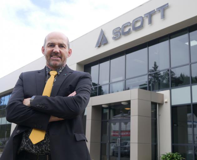 Scott Technology managing director Chris Hopkins outside the tech company's newly expanded...