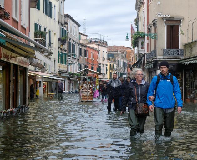 Venice flooded after hit by ferocious high tide Otago Daily Times