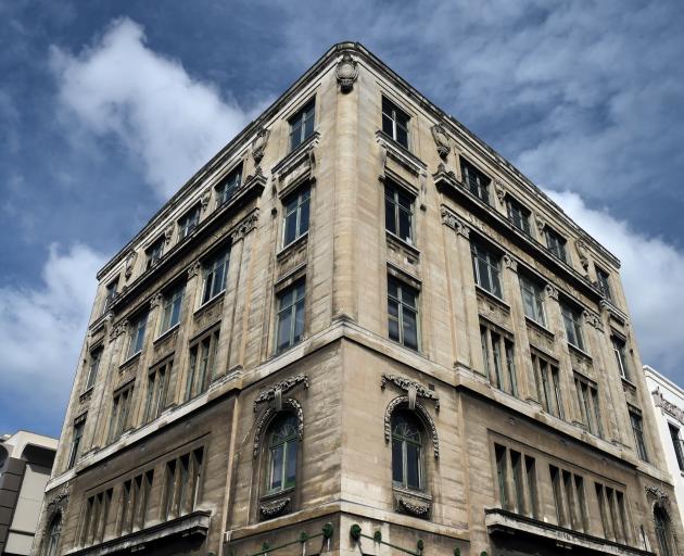 An explosion rocked the Security Building in Stuart St, about 9am on February 5, 1962. Photo: Gerard O'Brien