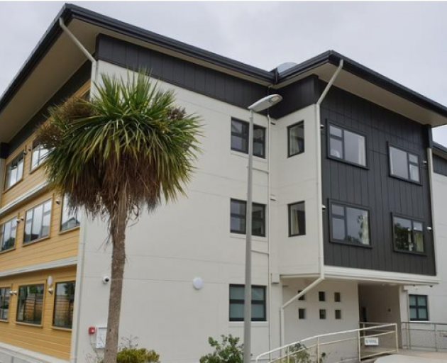 A refurbished apartment block. Photo: RNZ