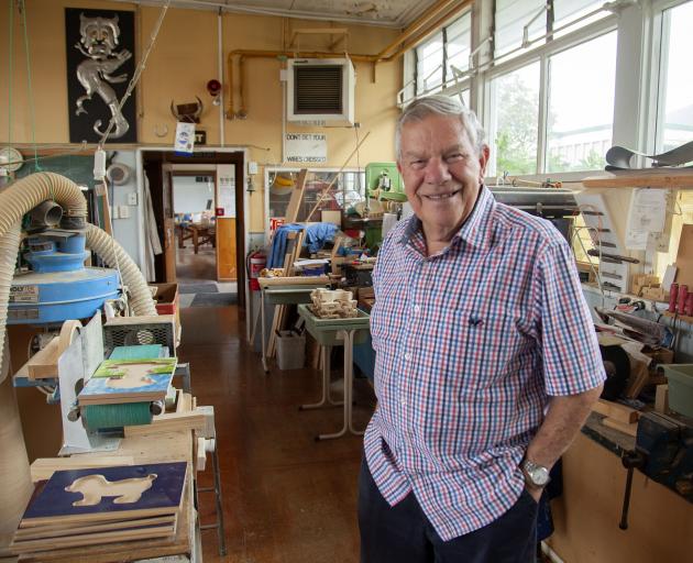 Santa Claus Charitable Trust manager Malcolm Westgarth and his helpers make nearly 1000 wooden...