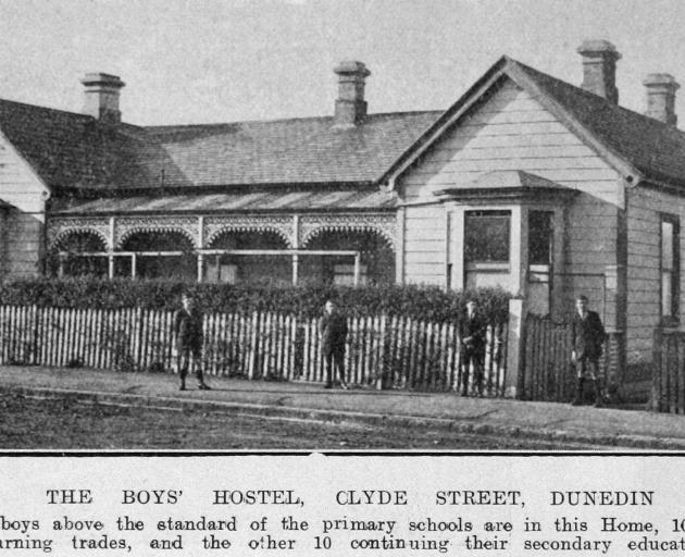 The Presbyterian Social Service Association boys’ hostel, Clyde St, Dunedin, home to 20 boys, 10...