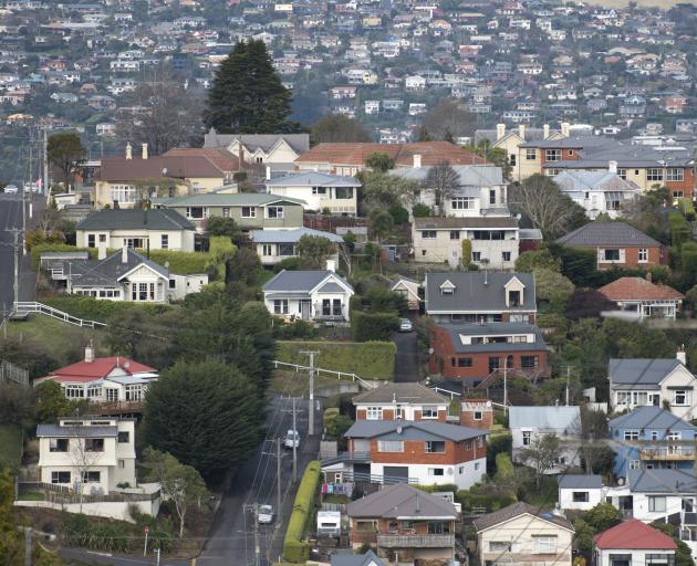 The average Dunedin house price is now $713,000, according to CoreLogic. PHOTO: GERARD O'BRIEN
