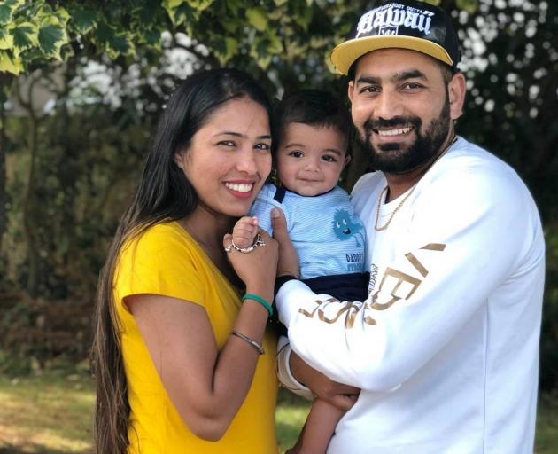 The family were living in Auckland when Harbaaz was born, before moving to Christchurch. Photo:...