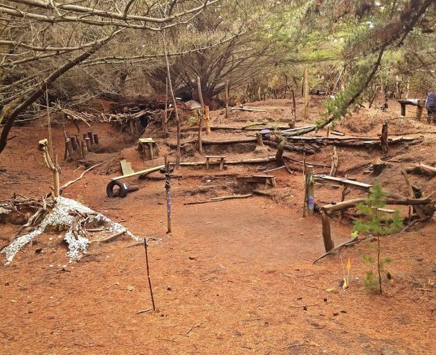 The Fairy Forest at Pines Beach was established several years ago. Photo: White Bus Family...