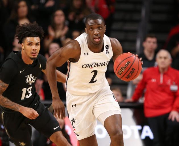 New Otago Nuggets import Keith Williams in action for the Cincinnati Bearcats in college...