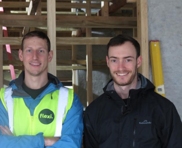 Flexi House chief executive Andre Heller (left) and architectural graduate Ricky Frost hope to...