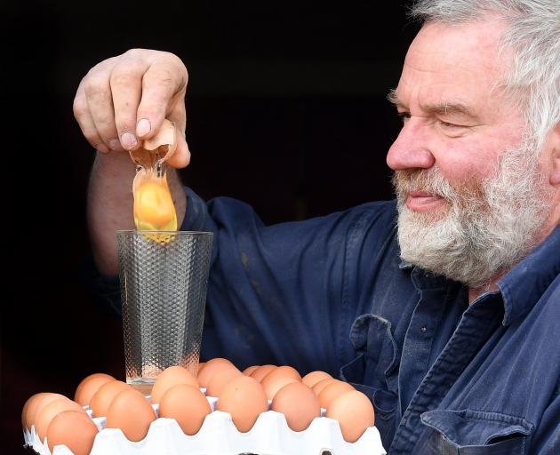 A national egg shortage has Dunedin poultry farmer Pieter Bloem limiting sales to keep up with...