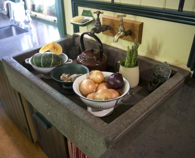 John Adams grew up in a 13-room Victorian house in Christchurch and this sink made from crude...