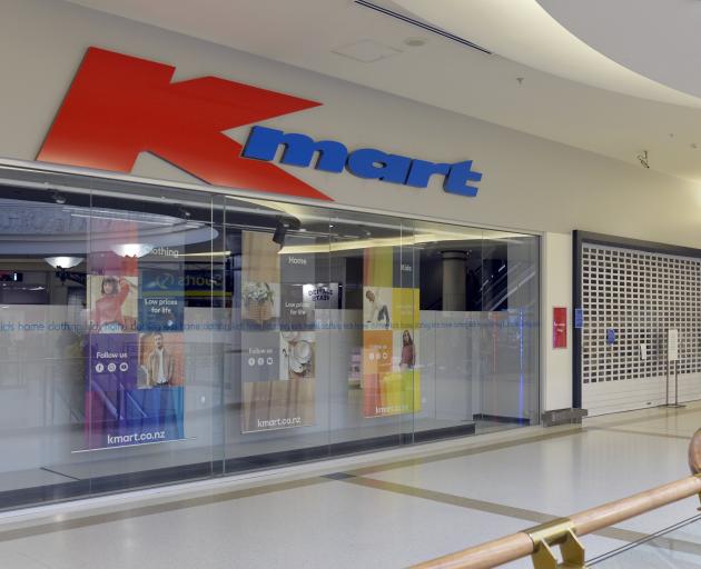 Kmart in the Meridian Mall remains closed. Photo: ODT