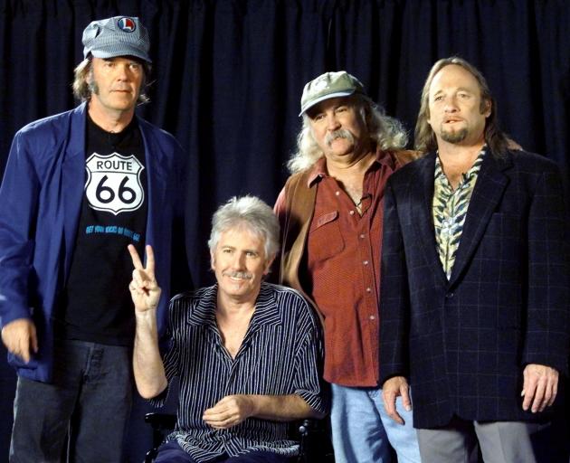 From left: Neil Young, Graham Nash, David Crosby and Stephen Stills. Photo: Reuters 