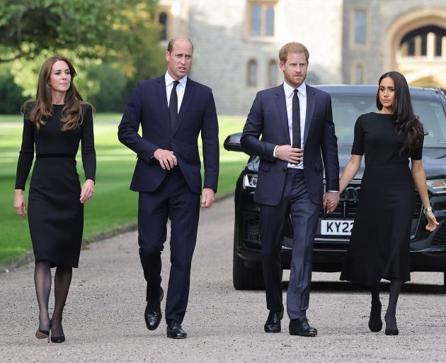 The former "Fab Four" reunited for the first time in almost two years during the Queen's funeral...