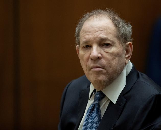  Harvey Weinstein appears in court in Los Angeles in October 2022. Photo: Reuters