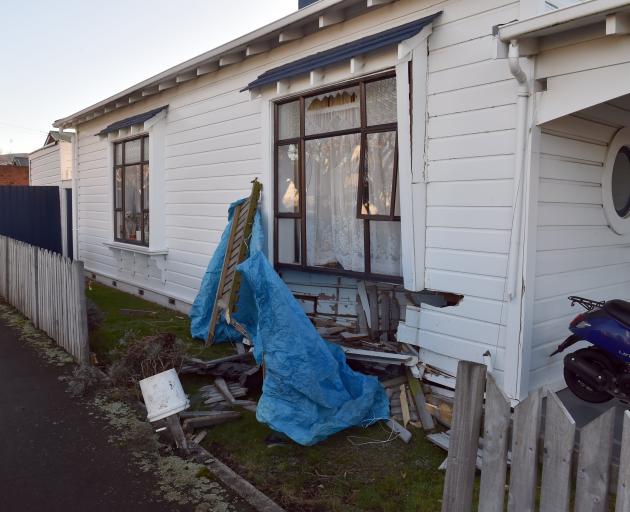 A man caused $20,000 of damage to a property in Bay View Rd, Dunedin. PHOTO: GREGOR RICHARDSON