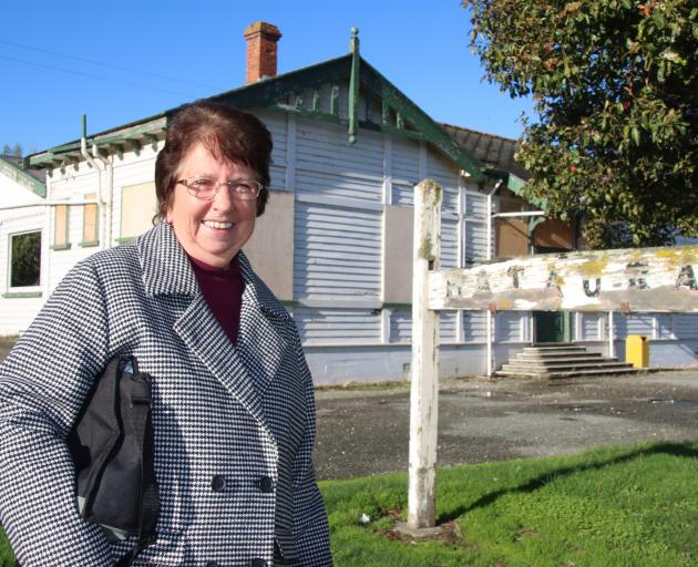 Mataura Community Board member Laurel Turnbull is excited KiwiRail is planning on restoring the...