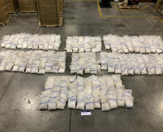 Operation Regis intercepted more than 700 kilograms of methamphetamine earlier in 2023.  Photo:...
