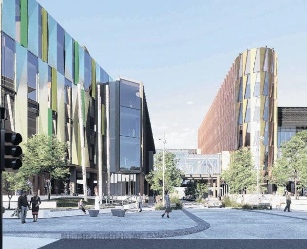 A concept design for the new Dunedin Hospital. Image: supplied 
