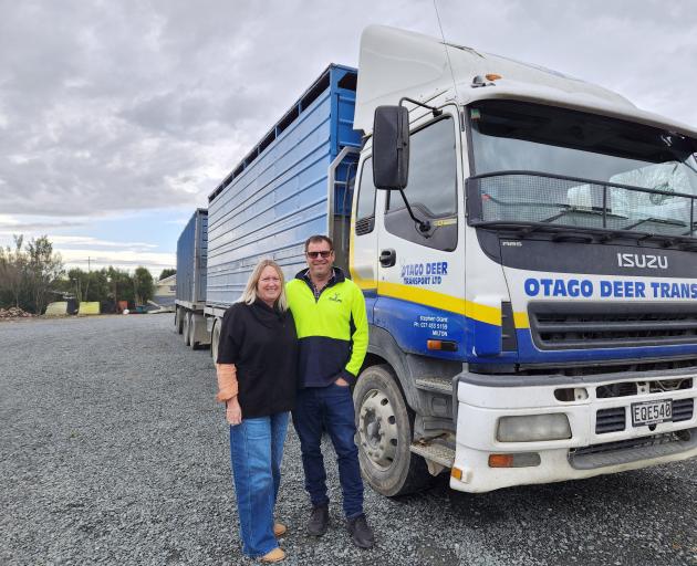 Sharon and Steven Grant, of Milton, have sold Otago Deer Transport to Downlands Deer. PHOTO:...