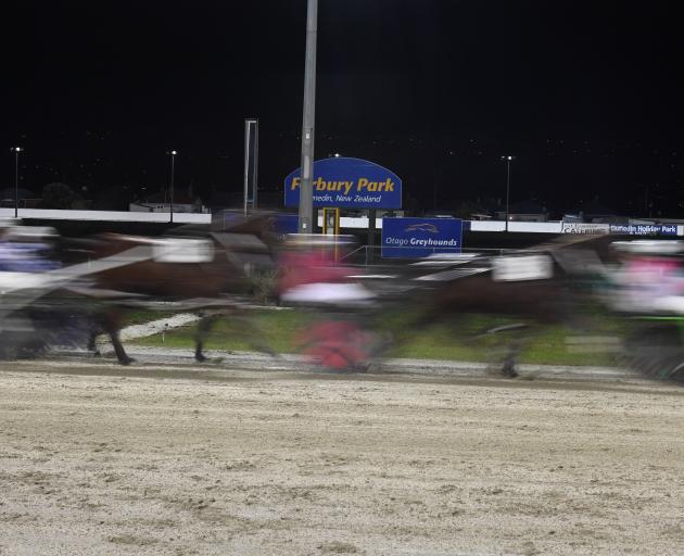 Racing at Forbury Park. Photo: Stephen Jaquiery/ODT files