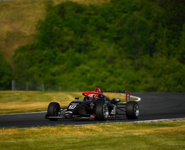 Jacob Douglas in his Pabst Racing USF2000 car. Photo: Supplied