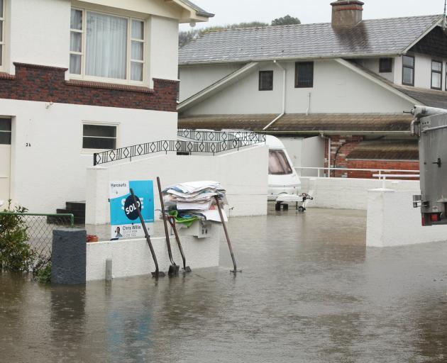 A flooded house on Ardwick street, Gore. Photo: Ben Andrews