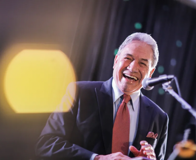 New Zealand First leader Winston Peters at the Duke of Marlborough in Russell. Photo: RNZ /...