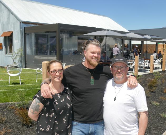 The Farmhouse owners, from left, Sam and Ryan Lelievre and Didier Horand. PHOTO: TRACEY ROXBURGH