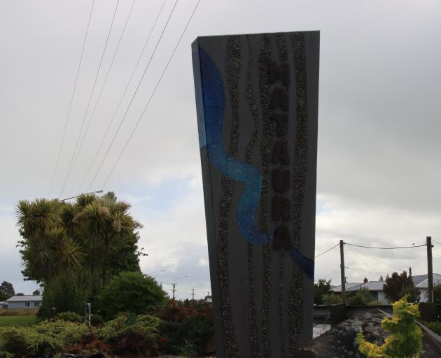 Mataura Community Board members are concerned the new sign at the south end of the town does not...