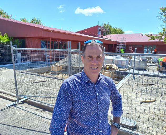 Mike Hart cannot wait to move into the new Takurua building. Photo: David Hill / North Canterbury...