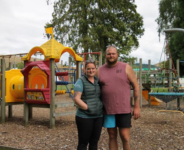 Clinton parents Ella and Matthew King are organising one final fundraiser to upgrade the Clinton...