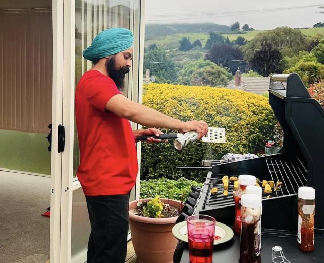 Gurjit Singh at his home in Pine Hill. Photo: Supplied