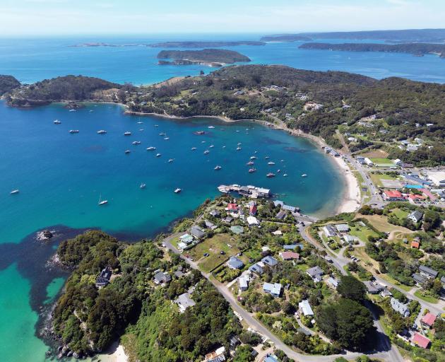 Stewart Island/Rakiura pictured from the air. Although the island is home to pests such as rats,...