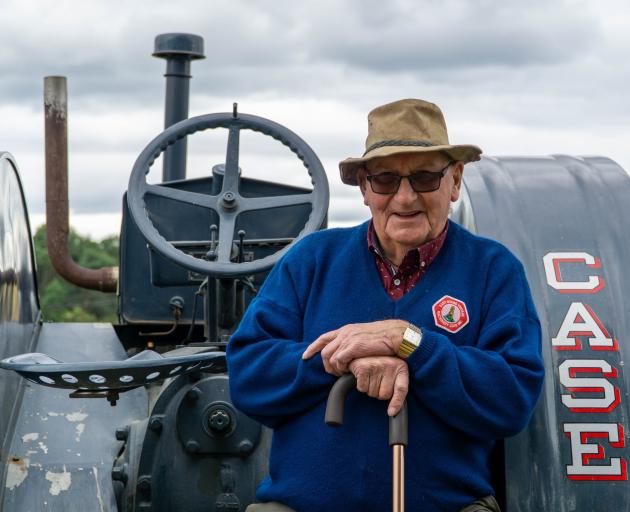 Noel Sheat, of Palmerston, sits on his 1934 Case Model L. PHOTOS: WYATT RYDER