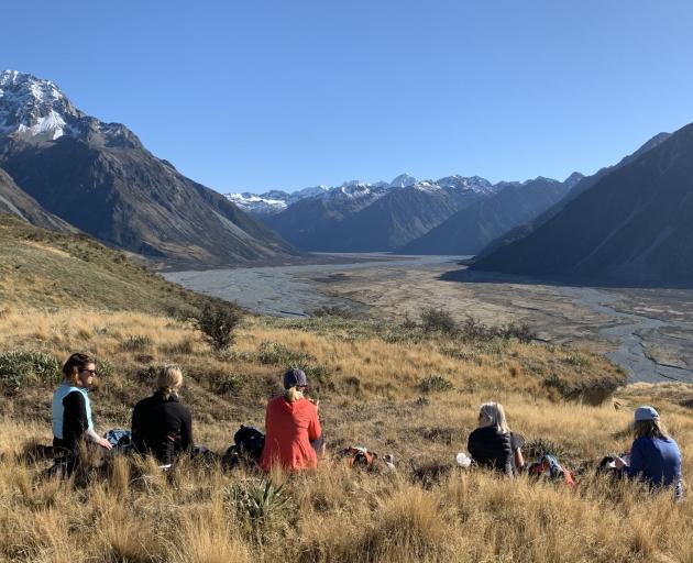 Hiking at Lake Heron Station. PHOTO: SUPPLIED