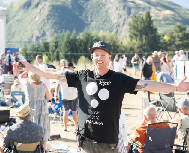 The Wanaka Wine and Food principal director Nathan White celebrates the success of the third...