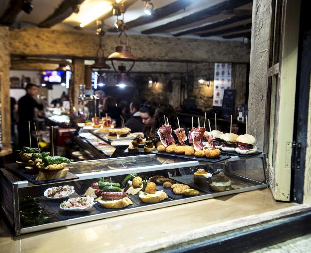 A selection of pinchos at La Bodeguita on Logrono’s Calle del Laurel.