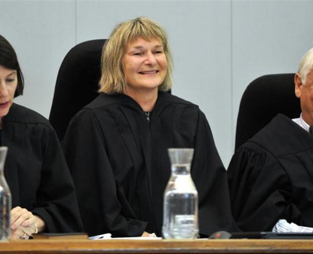 Judge Bernadette Farnan at her  swearing-in ceremony as a district court judge in the Dunedin...